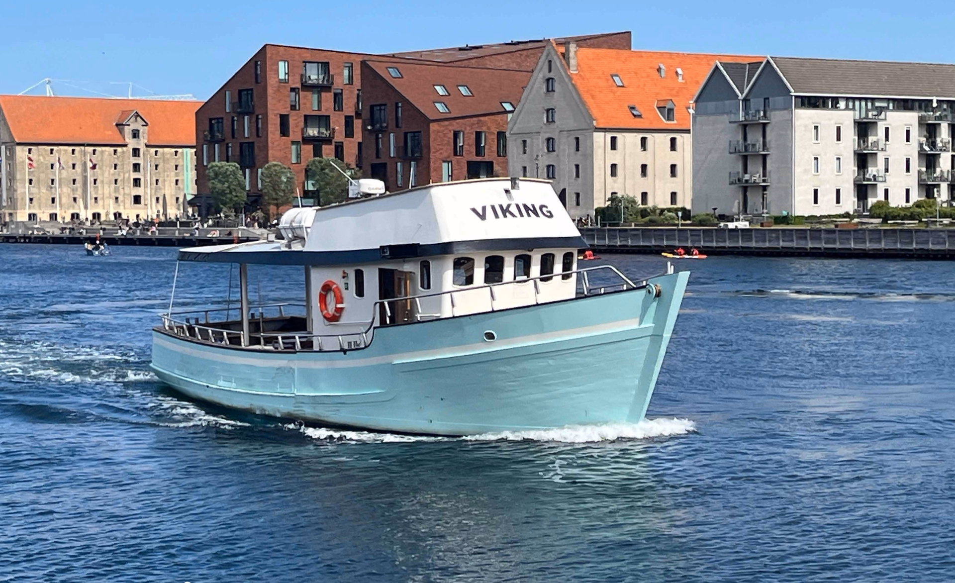 Transportsejlads i Københavns havn med M/S Viking
