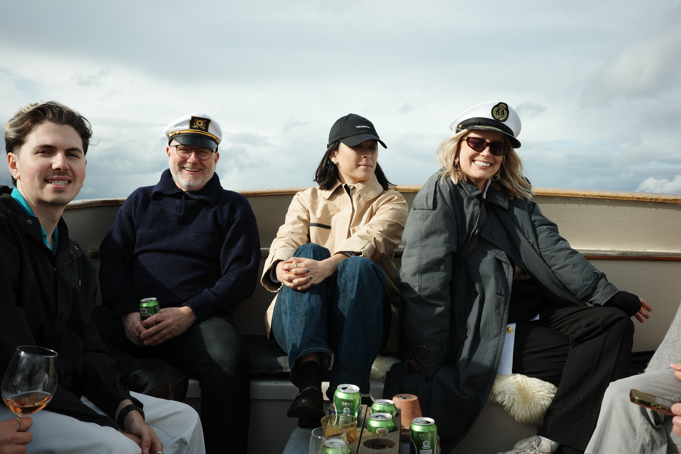 Guests on deck